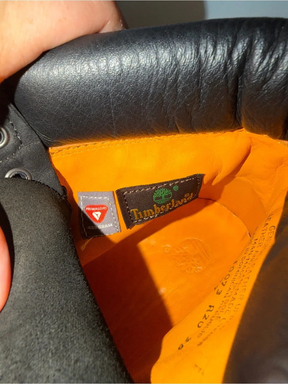 Timberland 6” Premium Waterproof Boots Black Nubuck 10073 Men’s 9.5 Insulated